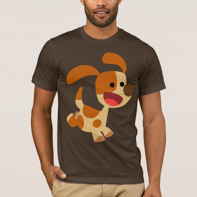 T-Shirt Cão De Cartoon Gelado (Frente)