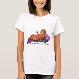 T-shirt Cão de Dacchus do vinho