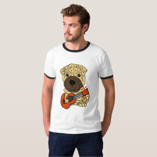 T-shirt Cão de filhote de cachorro engraçado de Shar Pei