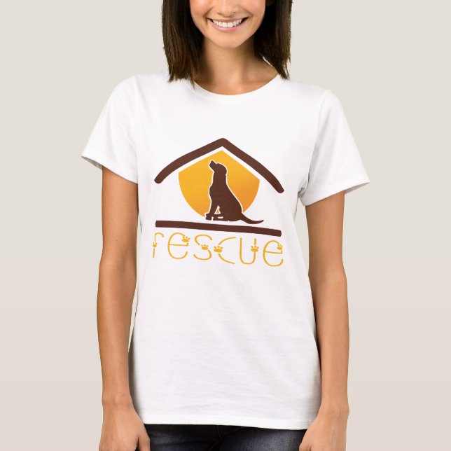 T-shirt Cão de resgate (Frente)