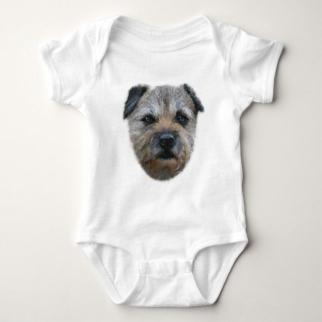 T-shirt Cão de Terrier de beira (Frente)