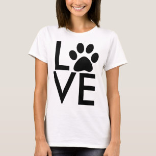 T-shirt Cão do amor