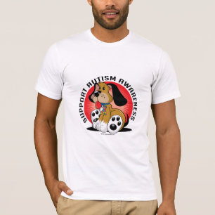 T-shirt Cão do autismo
