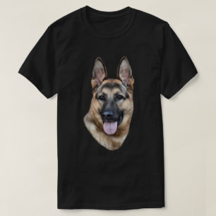 T-shirt Cão german shepherd