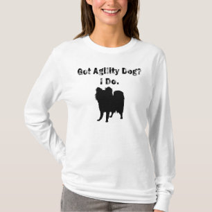 T-shirt Cão obtido da agilidade? Eu faço