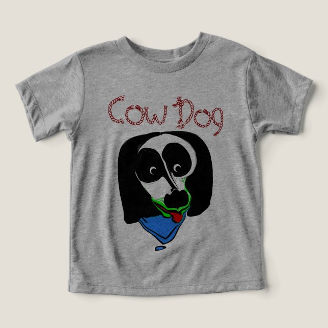 T-shirt Cão-Vaca - Personalizado (Design frontal)