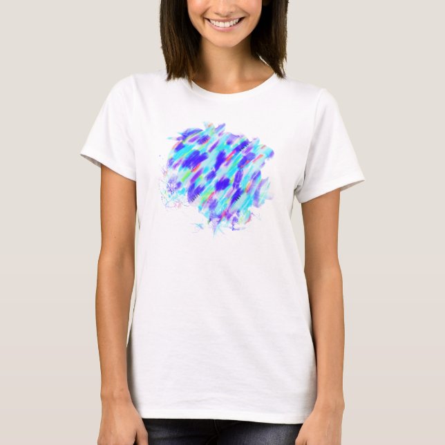 T-Shirt Caos Colorido (Frente)