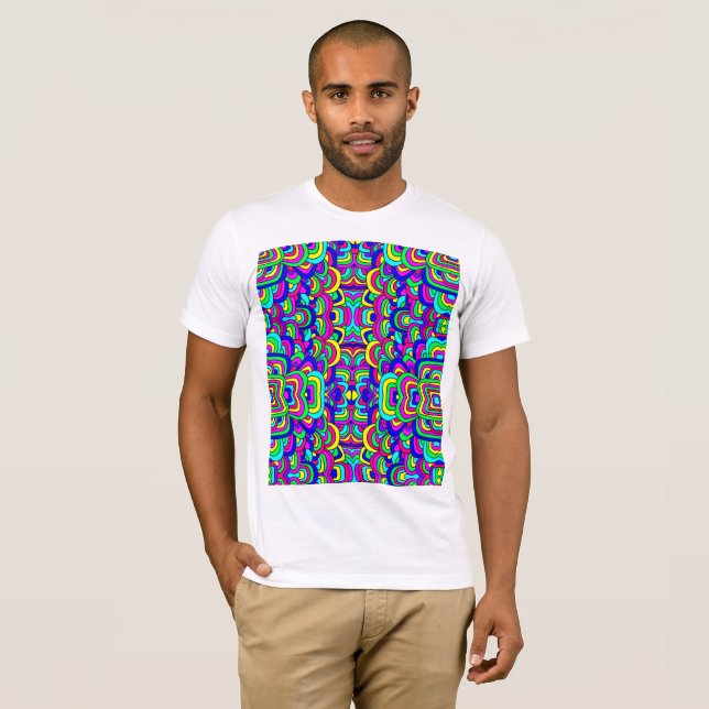 T-shirt Caos Coloridos 5 (Frente Completa)