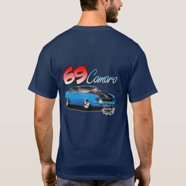 T-shirt Caos organizado "69 Camaro (Verso)