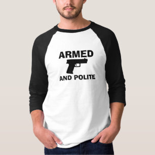T-Shirt Capa ARMADO E POLITE, de 3/4, de uso mascu