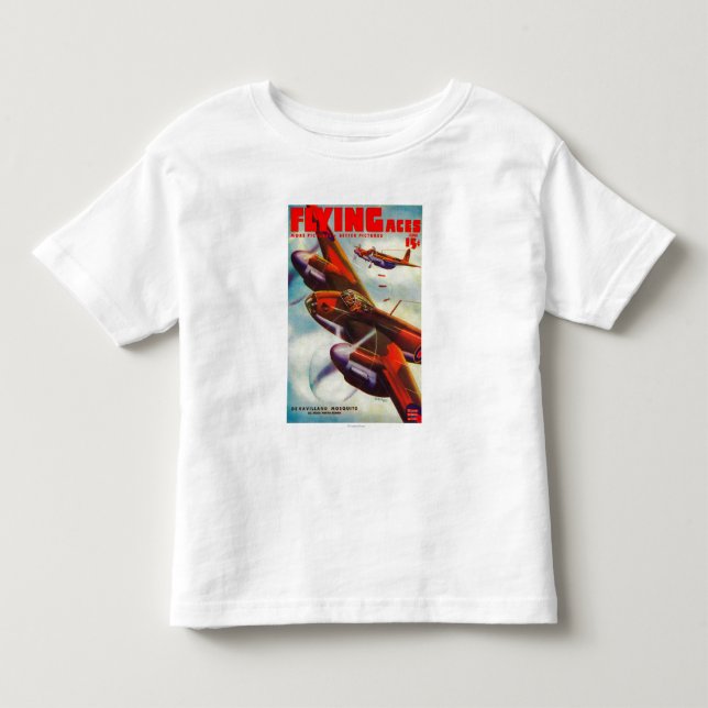 T-shirt Capa de revista 4 dos áss de vôo (Frente)