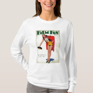 T-shirt Capa de revista 5 do divertimento do filme