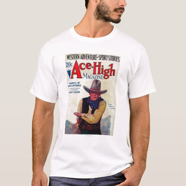 T-shirt Capa de revista alta do ás (Frente)