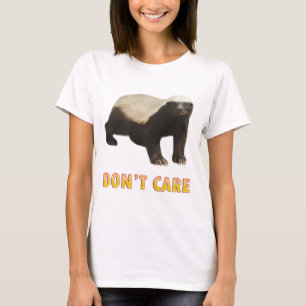 T-shirt Capa longa das senhoras das senhoras do texugo de