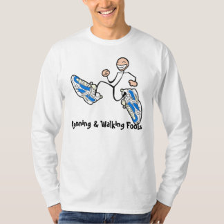 T-shirt Capa longa do Dri-Ajustado dos tolos