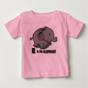 T-shirt Capa longa do elefante