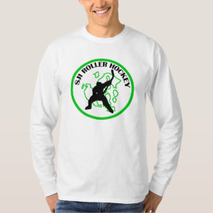 T-shirt Capa longa do hóquei do rolo de SJI (parte