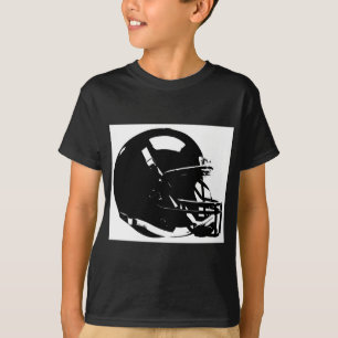 T-shirt Capacete de futebol de pop Art