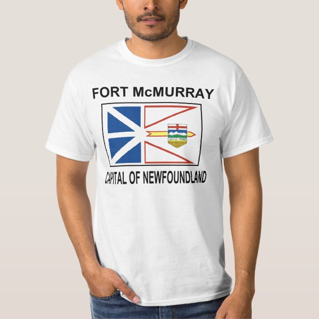 T-shirt CAPITAL de McMURRAY do FORTE de TERRA NOVA (Frente)
