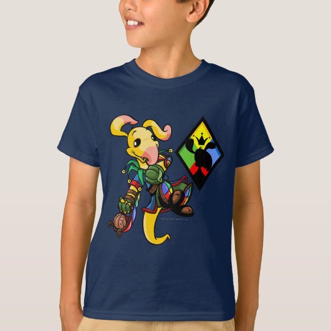 T-shirt Capitão 1 da equipe da ilha de Roo (Frente)