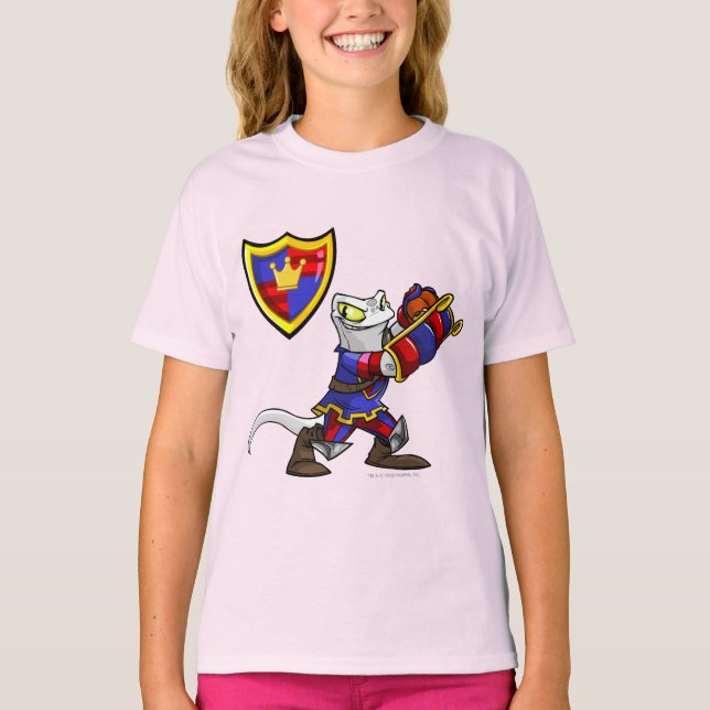 T-shirt Capitão da Equipe Meridell 1 (Frente)
