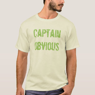 T-SHIRT CAPITÃO OBVIAMENTE T SHIRT