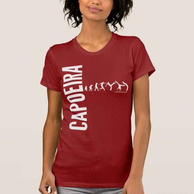 T-shirt Capoeira w vermelho (Frente)