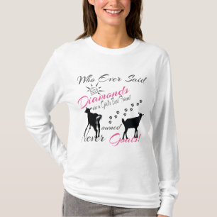 T-shirt Caprinos e diamantes