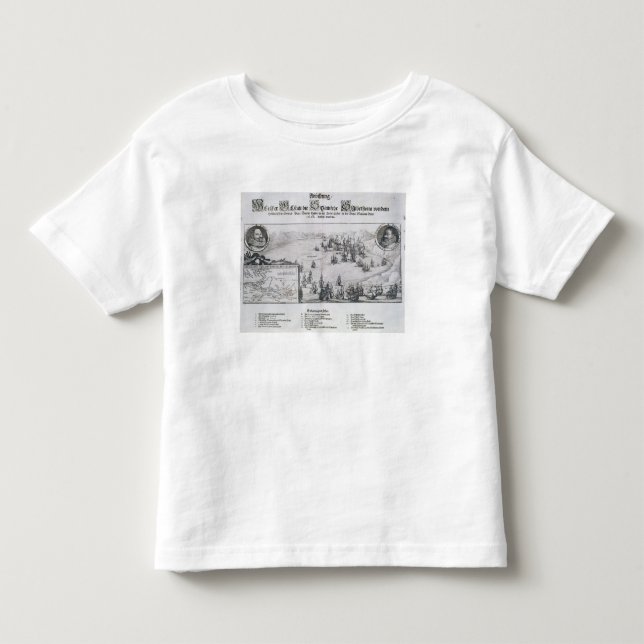 T-shirt Captação da frota espanhola pelo Dutch sob o (Frente)