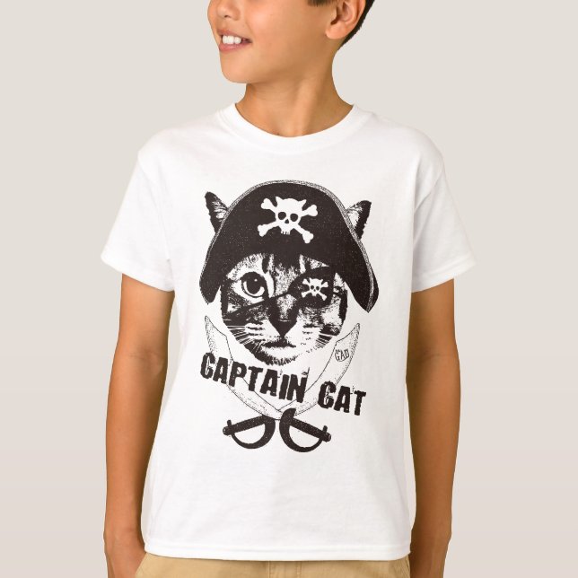 T-shirt Captain Cat (Frente)