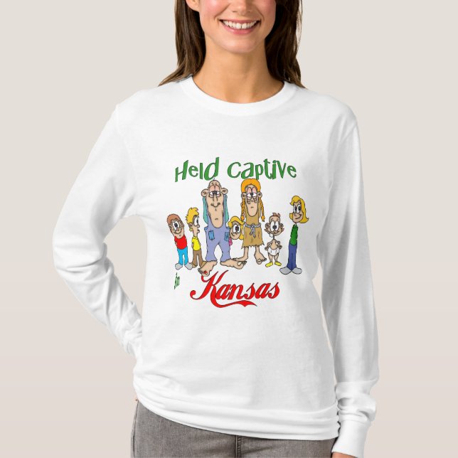 T-shirt Captivo detido no Kansas (Frente)