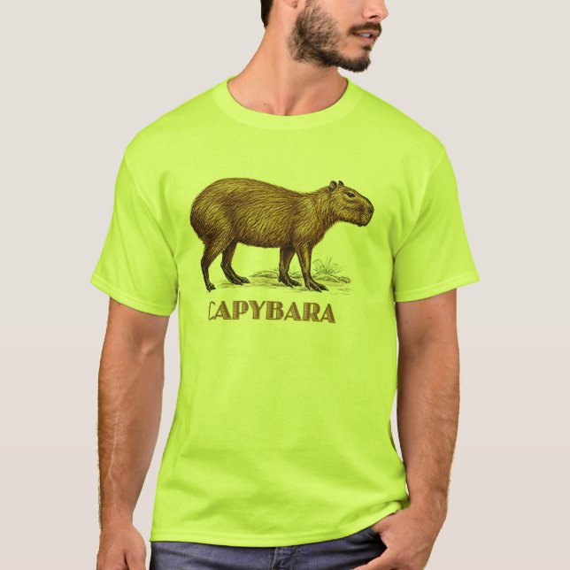 T-shirt capybara (Frente)