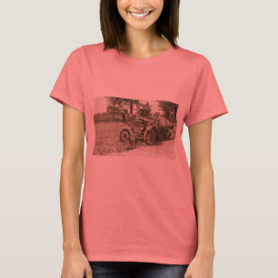 T-shirt Car Wreck Marine City MI julho de 1930 - Vintage