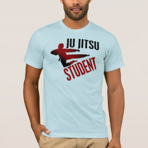 T-shirt CARA 2,1 do estudante de Ju Jitsu