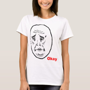 T-shirt Cara aprovada Meme da raiva da cara