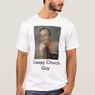 T-shirt Cara assustador da igreja