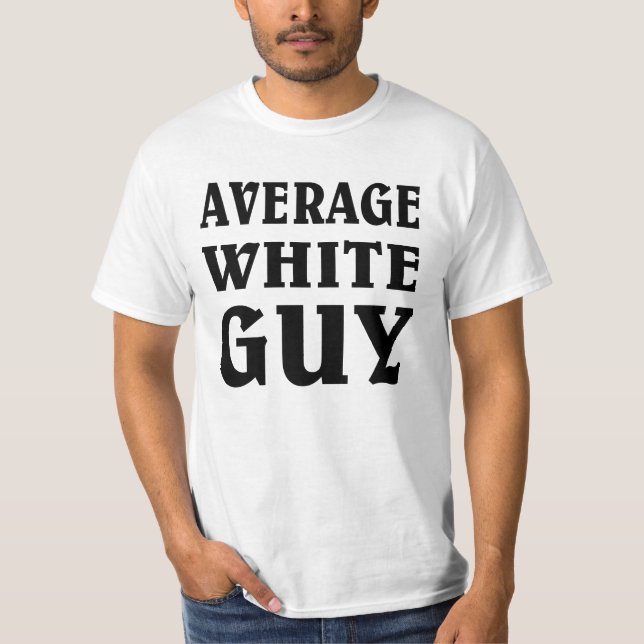 T-shirt Cara branca média. (Frente)