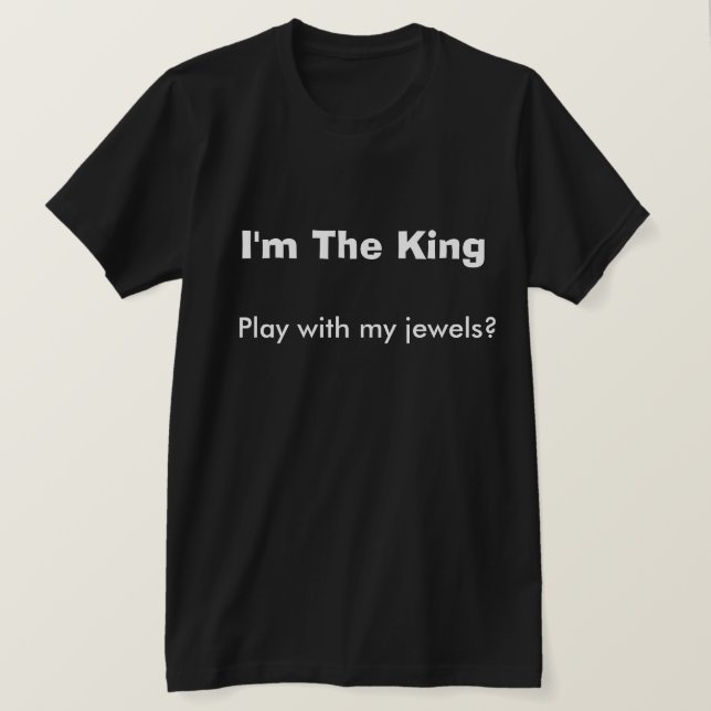 T-shirt Cara Club Clothes King Engraçado Suja Humor Piada (Frente do Design)