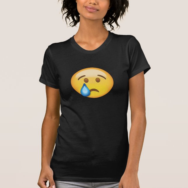 T-shirt Cara de grito Emoji (Frente)