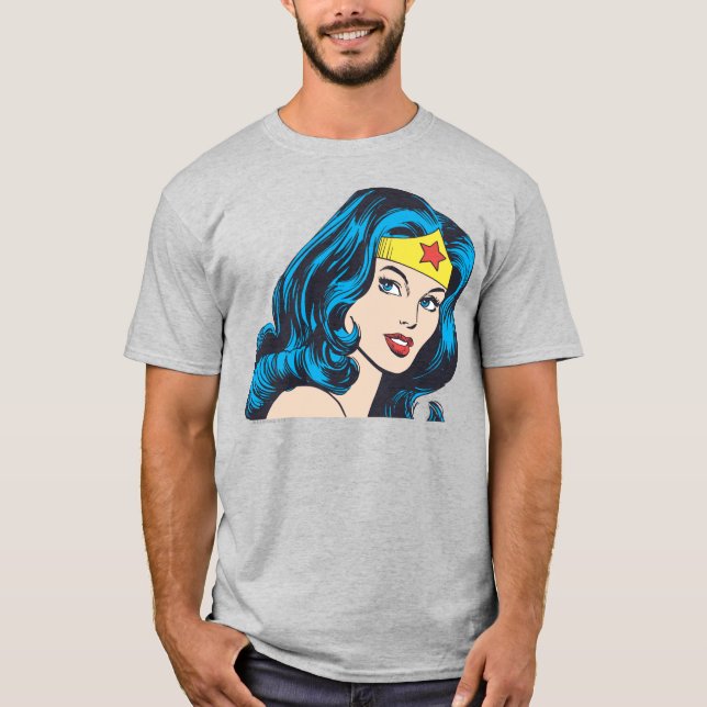T-shirt Cara de Mulher Maravilha (Frente)