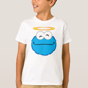 T-shirt Cara de sorriso do biscoito com halo