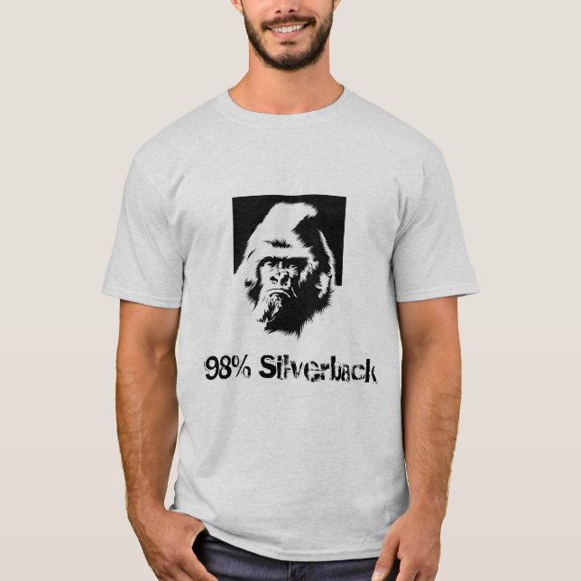 T-shirt cara do gorila (Frente)