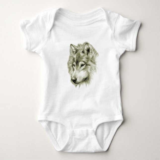 T-shirt Cara do lobo (Frente)