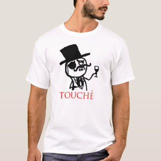 T-shirt Cara do touche do meme da RAIVA