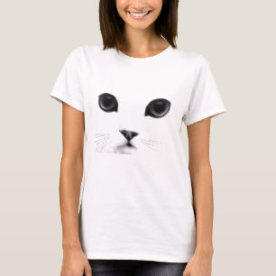 T-shirt Cara doce do gato