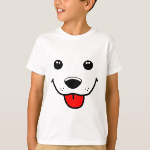 T-shirt Cara feliz do filhote de cachorro