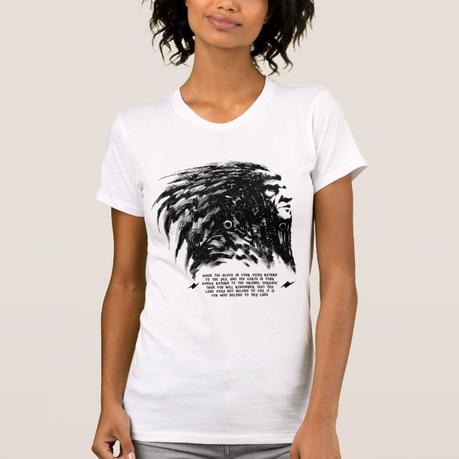 T-shirt Cara indiana (Frente)
