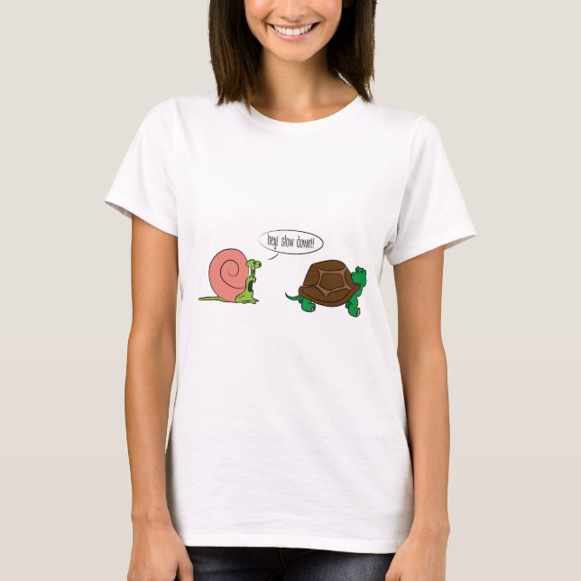 T-shirt Caracol irritado (Frente)