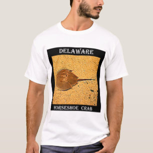 T-shirt Caranguejo em ferradura de Delaware