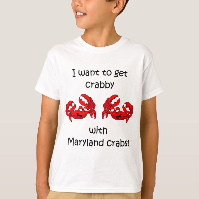 T-shirt Caranguejos de Maryland (Frente)